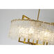 Canada LED 24 inch Brass Chandelier Ceiling Light